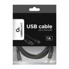 Gembird CCP-MUSB2-AMBM-6 micro USB cable 2.0 AM-MBM5P 1,8m Black