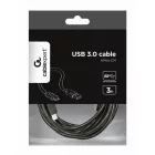Gembird CCP-USB3-AMCM-10 USB 3.0 AM to Type-C cable AM/CM 3m Black