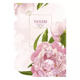   Tanári zsebkönyv TOPTIMER P200 papírborító A/5 heti 145x205 mm Bazsarózsa 2026-2027