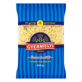 Száraztészta csavartmetélt GYERMELYI 4 tojásos 500 g