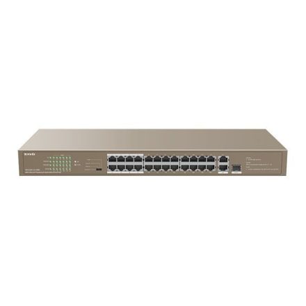 Tenda TEF1126P-24-250WV2.0 Rackmount Switch With 24-Port PoE+