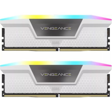 Corsair 64GB DDR5 6000MHz Kit(2x32GB) Vengeance RGB White