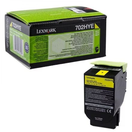 Lexmark 702H Yellow toner