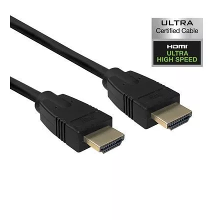 ACT HDMI Ultra High Speed Certifed v2.1 HDMI-A male - HDMI-A male cable 2m Black