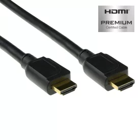   ACT HDMI High Speed premium certified v2.0 HDMI-A male - HDMI-A male cable 1,5m Black