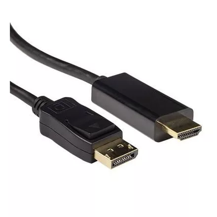 ACT Conversion DisplayPort male to HDMI-A male cable 1,8m Black
