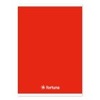 Füzet vonalas FORTUNA Monocolor A/5 32 lapos 21-32 4-8.osztályos piros