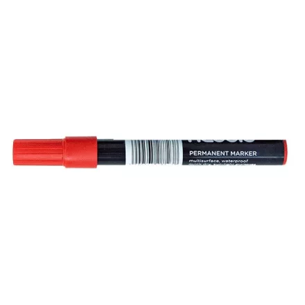 Alkoholos marker NEBULO 233-S kerek piros