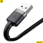 Baseus Cafule Lightning Cable 1,5A 2m Black/Silver