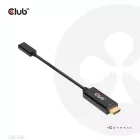 Club3D HDMI to USB Type-C adapter cable Black