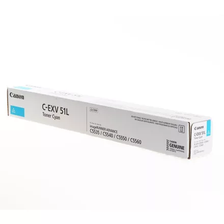 Canon C-EXV51L Cyan toner
