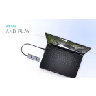 I-TEC 4-port USB-C 3.0 Metal Hub Grey
