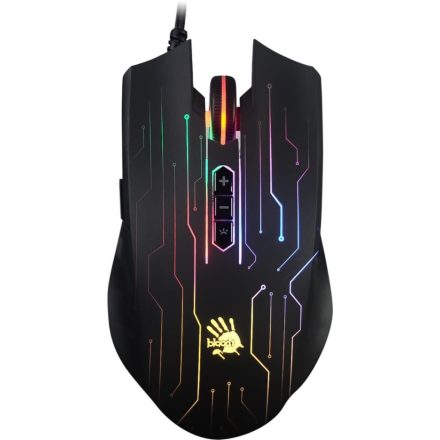 A4-Tech Bloody Q81 Circuit RGB Gamer Mouse Black