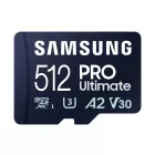 Samsung 512GB microSDXC Pro Ultimate Class10 U3 A2 V30 + adapterrel