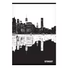 Füzet kockás STREET A/4 54 lapos Black&White
