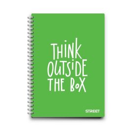 Spirálfüzet vonalas STREET A/4 70 lapos PP Neon