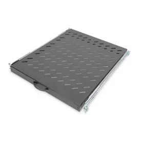   Digitus 1U extendible shelf for 800mm depth racks 40x484x568mm up to 25kg Black (RAL 9005)
