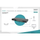 Digitus 24 Port 10/100/1000+4SFP+UPLINK Switch 19" L2+Features