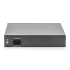 Digitus 8-Port Gigabit PoE Switch 19 Zoll Unmanaged 2 Uplinks Silver