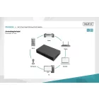 Digitus 8+2 Port FE PoE Switch Black