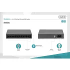 Digitus 8+2 Port FE PoE Switch Black