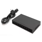 Digitus 8+2 Port FE PoE Switch Black
