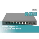 Digitus Digitus 8-Port Gigabit + 2 Gigabit SFP Ethernet Switch
