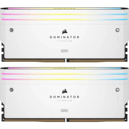 Corsair 32GB DDR5 6000MHz Kit(2x16GB) Dominator Titanium RGB White