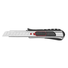   Univerzális vágókés WEDO 18 mm biztonsági 18,6 cm fém test gumi fogórész fém sínnel