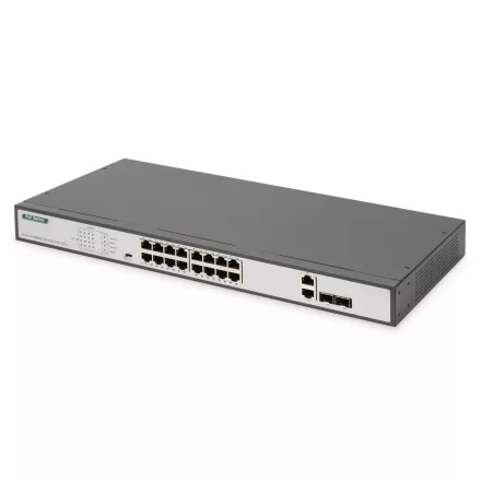 Digitus 16+2 Port Fast Ethernet PoE Switch