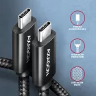 AXAGON BUCM4X-CM10AB NEWGEN USB-C <> USB-C 4 Gen 3x2 Cable 1m Black