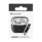 Cellularline Protective cover with carabiner Bounce for Apple AirPods Pro, black