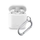 Cellularline Protective cover with carabiner Bounce for Apple AirPods 1,2, white