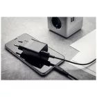 FIXED hálózati töltő  2*USB-A kimenet, 17W, fekete