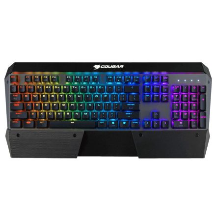 Cougar Attack X3 RGB Speedy Cherry MX Silver Mechanical Gaming Keyboard Black HU