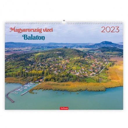 Falinaptár TOPTIMER T093 310x420mm álló Magyarország vizei-Balaton 2023.