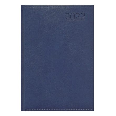 Határidőnapló TOPTIMER Traditional T011 B/5 heti fehér lapos kék 2022.