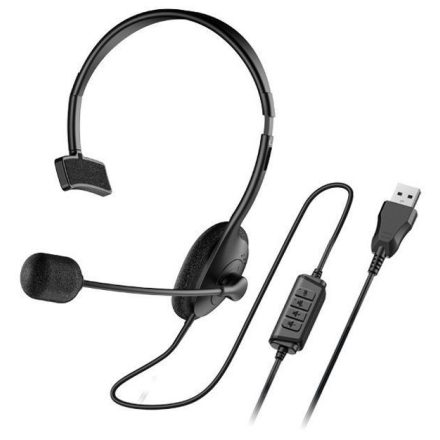 Genius HS-100U USB Headset Black