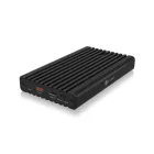 Raidsonic IcyBox IB-2817MCL-C31 Enclosure for two NVMe SSDs with clone function and Type-C or Type-A Black