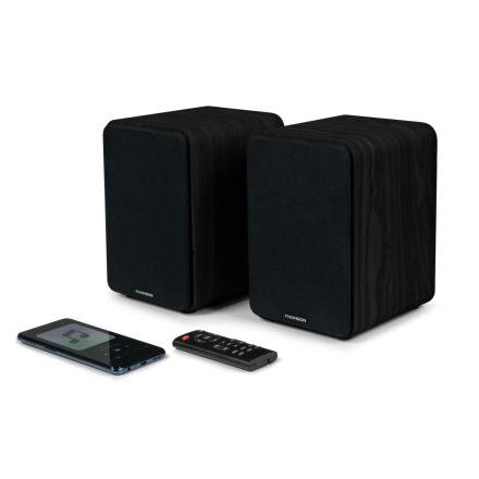 Thomson WS600DUO Bluetooth Bookshelf Speaker Black