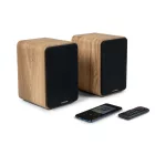 Thomson WS602DUO Bluetooth Bookshelf Speaker Wood