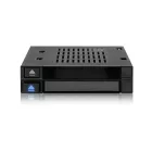IcyDock flexiDOCK MB522SP-B Dual 2.5” SSD Dock Trayless Hot-Swap SATA / SAS Mobile Rack for Ext 3.5” Bay