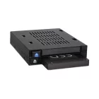 IcyDock flexiDOCK MB522SP-B Dual 2.5” SSD Dock Trayless Hot-Swap SATA / SAS Mobile Rack for Ext 3.5” Bay