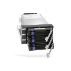 IcyDock FatCage MB153SP-B 3 Bay EZ-Tray 3.5" SATA/SAS Hard Drive Hot-Swap Backplane Cage in 2x External 5.25" Bay