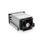 IcyDock FatCage MB153SP-B 3 Bay EZ-Tray 3.5" SATA/SAS Hard Drive Hot-Swap Backplane Cage in 2x External 5.25" Bay