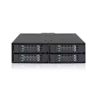 IcyDock ToughArmor MB607SP-B Rugged 4 x 2.5" SAS/SATA HDD/SSD Mobile Rack Enclosure for 5.25" Bay (With Fan Control)