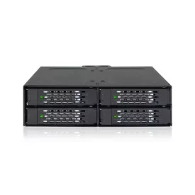   IcyDock ToughArmor MB607SP-B Rugged 4 x 2.5" SAS/SATA HDD/SSD Mobile Rack Enclosure for 5.25" Bay (With Fan Control)