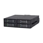 IcyDock ToughArmor MB607SP-B Rugged 4 x 2.5" SAS/SATA HDD/SSD Mobile Rack Enclosure for 5.25" Bay (With Fan Control)