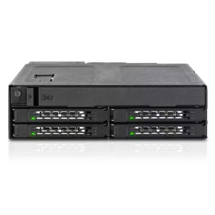 IcyDock ToughArmor MB604SPO-B 4 x 2.5" SAS & SATA SSD/HDD & (Ultra) Slim ODD Backplane Cage