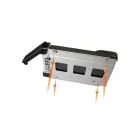 IcyDock ToughArmor MB994SK-1B Rugged Full Metal 4 Bay 2.5” SATA/SAS HDD & SDD Backplane Cage with locking Trays for External 5.25" Bay(With Keylock)